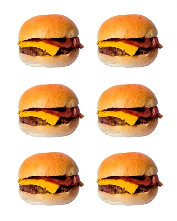 MINI CHEESE BURGER BOX x 6